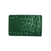 MSV - Tapis de bain Microfibre pebble 50x80cm Vert Vert