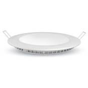 Optonica - Plafonnier led Rond 18W Extra Plat Encastrable