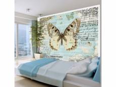 Papier peint intissé animaux postcard with butterfly taille 350 x 245 cm PD13324-350-245