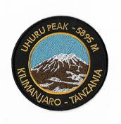 Patch brodé Mont Kilimanjaro Uhuru Peak Tanzania