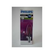 Philips - Ampoule led 4.3W flamme clair chaud 2700K 470lm culot E14 230V non-dimmable Classic LEDcandle Filament