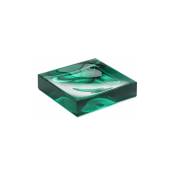 Porte-savon kartell boxy 105 x 105 x 25 mm vert émeraude
