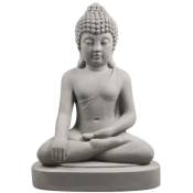 Stonelite - Grand bouddha jardin assis en fibres xl