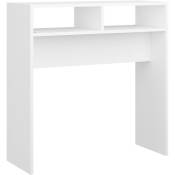 Table console Blanc 78x30x80 cm