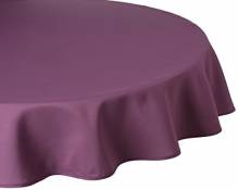 Today Nappe Ronde 180 Figue Nappe Ronde 180 Polyester 180 x 180 cm, Violine