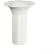 Vase Artea Asa Blanc Cylindre - Blanc