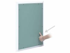 Vidaxl panneau d'accès cadre en aluminium plaque de plâtre 400x600 mm 145101