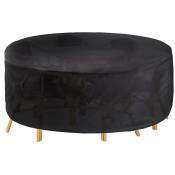 AIDUCHO Circulaire Jardin Table, Rond Table Patio Et