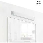 Applique led pour miroir de salle de bains - 5W - Blanc