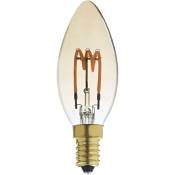 Aric - Lampe flamme amber led E14 C35 2,5W variable