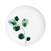Assiette plate 25 cm Eucalyptus - Luminarc 17 Blanc