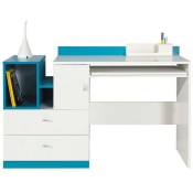 Azura Home Design - Bureau mobi bleu 130cm