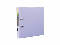 Exacompta classeur a levier prem'touch extra large - dos 80 mm - violet lilas EXA3130630533078
