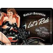 Harley Davidson - Petite plaque en métal