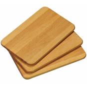 Kesper - Planches de cuisine en bambou, 3 pièces