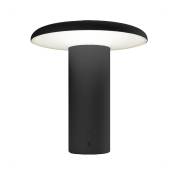 Lampe portable en aluminium anodisé noir 19 cm Takku - Artemide