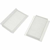 Lot de filtres compatible avec Zehnder ComfoAir 180 appareil de ventilation - Filtre à air G4 / F7 (2 pcs), 24 x 12 x 5 cm, blanc - Vhbw