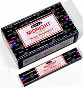 Satya Nag Champa Midnight Incense Sticks - Box 12 Packs