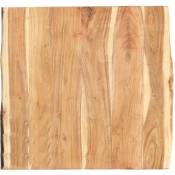 Table en bois acacia en bois massif en tête de différentes