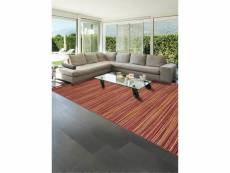 Tapis grand dimensions penjado rouge 80 x 140 cm tapis de salon moderne design par unamourdetapis