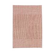 Tapis kilim en laine rouge 200x300 cm Blur - Nanimarquina