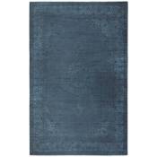 Tesso Living - Tapis Vintage - Lavable - Antidérapant - Bleu Foncé - 230x320cm