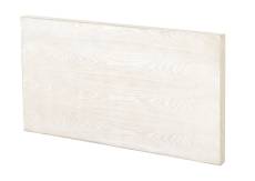 Tête de lit plaquée en frêne blanc patiné 165x60
