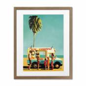 Affiche Emilie Arnoux - 011 Ice Cream Truck / 40 x 50 cm - Image Republic multicolore en papier