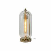 C-Création - Lampe à poser en métal et verre Petit modèle SENSIAL pour utilisation en intérieur - Style Glamour - Chic - D13 cm - 1 lumière 4W,