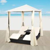 Design In - Bain de soleil double Chaise de jardin