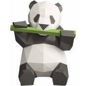 Fei Yu - Origami Panda Manger Bambou Papercraft Bricolage