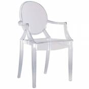 Kartell 4852B4 Chaise Louis Ghost (Transparent)