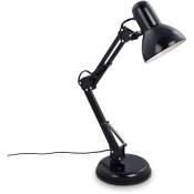 Lampe de bureau Briloner leuchten pixa, 40 w, IP20, noir, métal, excl. 1x E14, ø 15,5 cm