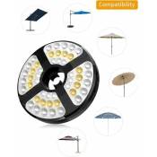 Lampes pour Parasol, 48 LED Rechargeable Lumiere de