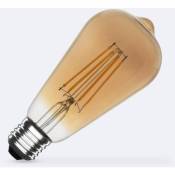 Ledkia - Ampoule led Filament E27 6W 720 lm ST64 Gold Blanc Chaud 2700K2700K