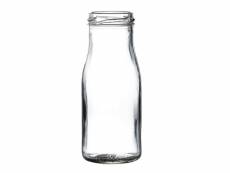 Mini bouteille en verre 155 ml - lot de 18 - - verre x127mm