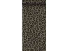 Papier peint peau de léopard taupe - 347802 - 0,53