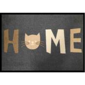 Pegane - Tapis anti-poussière Home chat en polyamide - Largeur 40 x Longueur 60 cm
