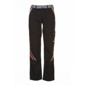 Planam - Pantalon Visline noir/orange/zinc Taille 48