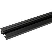 Rail monophasé 200 cm encastrable - Noir - Noir