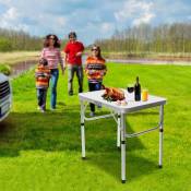Senderpick - Table pliante de camping réglable en