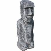 Statue tête de Pâques - Moaï 40cm. Pierre reconstituée