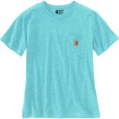 T-shirt femme - Workwear - Carhartt - Bleu - Taille XL