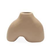 Vase en céramique couleur nude L21cm
