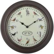 Vidaxl - Esschert Design Horloge avec sons d'oiseaux - Multicolore
