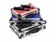 Alu lot valises caisse alu valise alu boite à outils 3 valises noir bleu rouge helloshop26 16_0002514