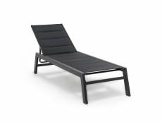 Blumfeldt renazzo lounge chaise longue de jardin 6 positions - anthracite HMD1-Renazzo Lounge