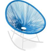Chaise d'extérieur - Chaise de jardin - Chaise à bascule - Nouvelle édition - Acapulco Bleu foncé
