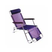 Chaise longue en aluminium Prato Blu Vette 00036