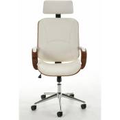 CLP - Chaise de bureau élégante en cuir écologique